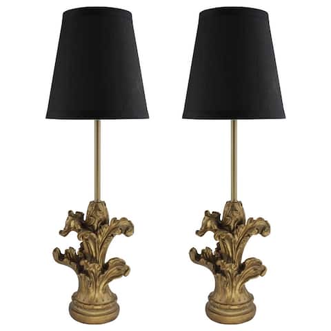 Set of 2 Homestead Mini Buffet Lamps, 18-1/4 inch Tall