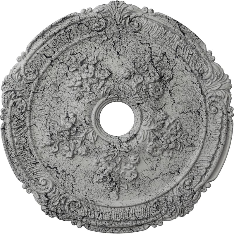26"OD x 3 3/4"ID x 1 1/2"P Attica with Rose Ceiling Medallion