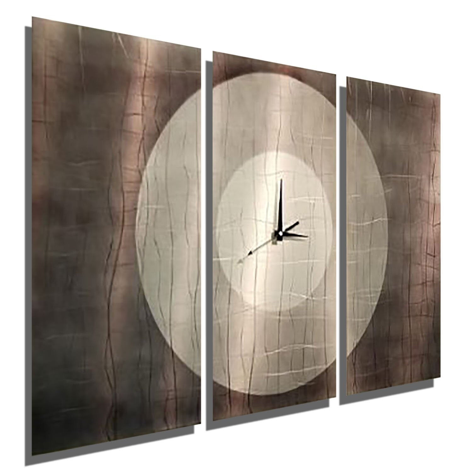Shop Statements2000 Large Abstract Metal Wall Clock Art Panels By