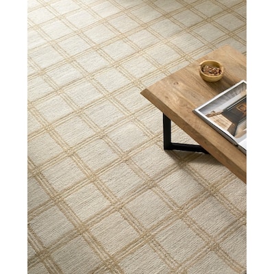 Our PNW Home x Livabliss Idaho Modern Area Rug, 2' x 3', Light Beige, (2' x 3')