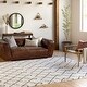 preview thumbnail 14 of 15, Artistic Weavers Piero Boho Diamond Plush Area Rug Cream/Grey - 6'7" x 9'
