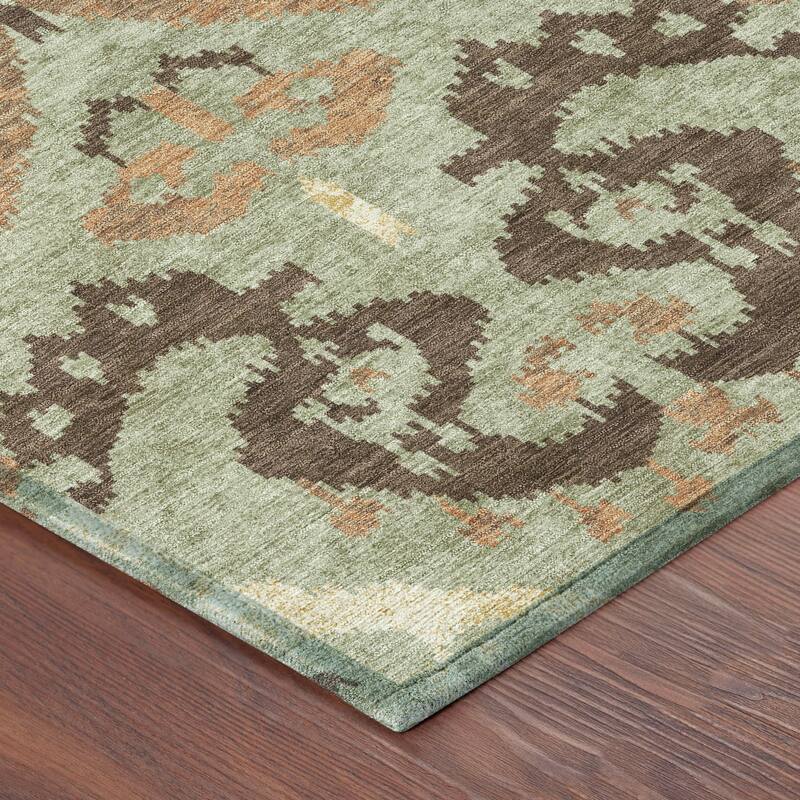 Machine Washable Indoor/ Outdoor Global Empire Chantille Rug