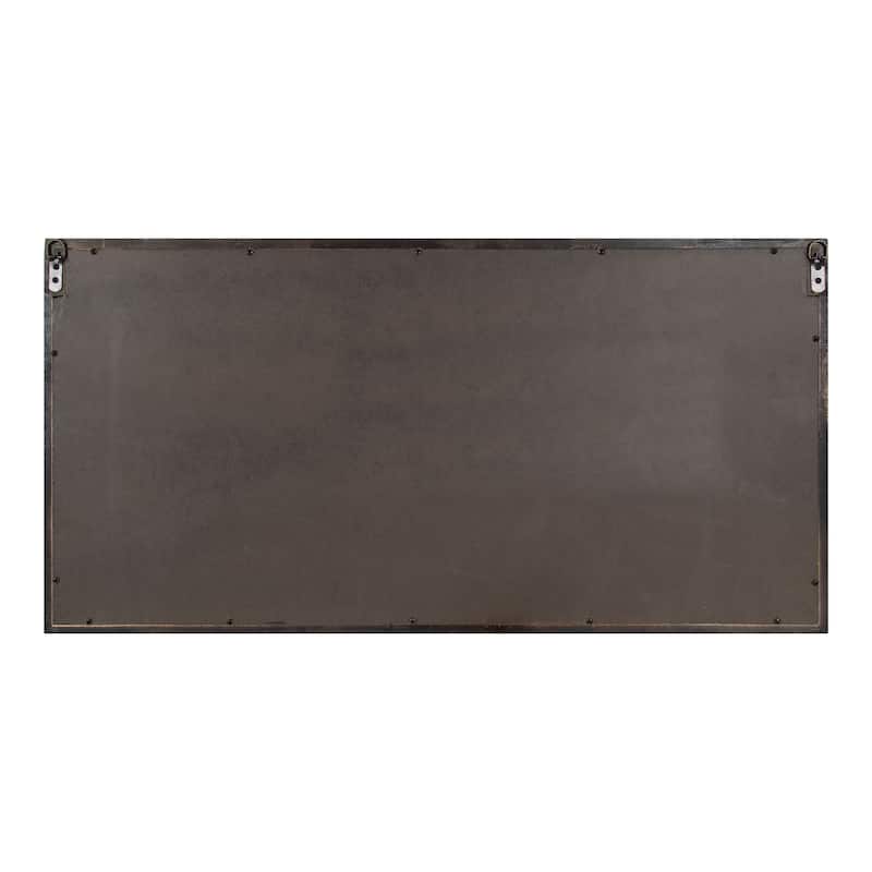 Kate and Laurel Basking Wall Mirror with Shelf
