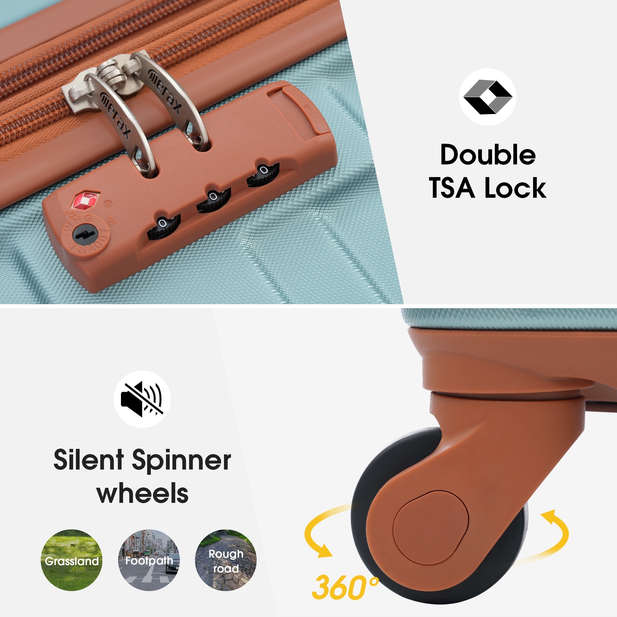 Merax luggage tsa lock deals