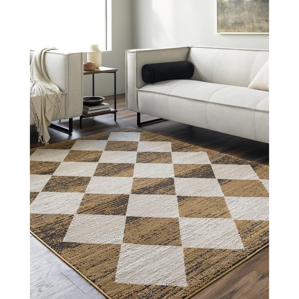 Livabliss Allegro Modern Diamond Area Rug