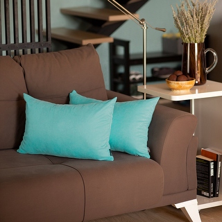 Color Decorative Lumbar Throw Pillow Solid Color Decorative Throw Pillows