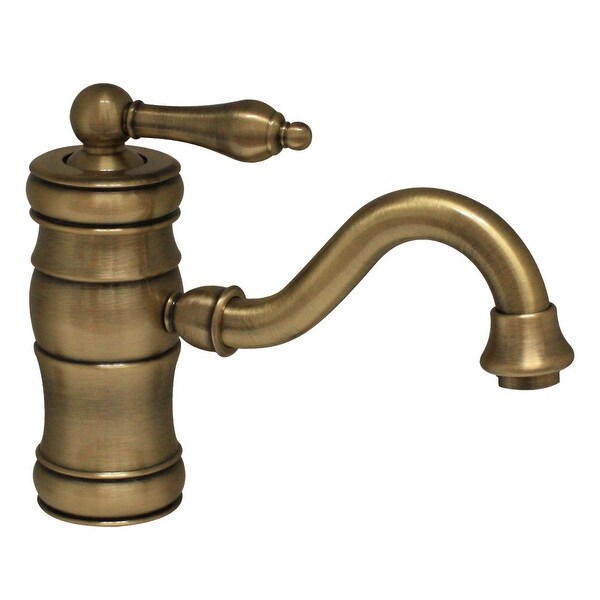 Whitehaus WHSL3-9722 Vintage III Bathroom Faucet with Lever Handle and Pop-up Drain