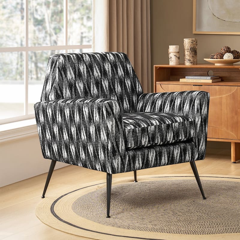 Silas Modern Armchair with Metal Legs by HULALA HOME