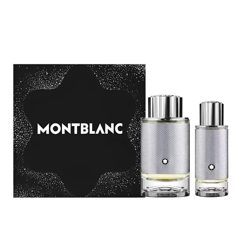 Montblanc Explorer Platinum Men 2 PC Gift Set