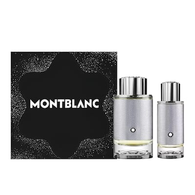 Montblanc Explorer Platinum Men 2 PC Gift Set