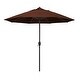 preview thumbnail 68 of 89, North Bend 9-foot Auto-tilt Round Sunbrella Patio Umbrella by Havenside Home Bay Brown