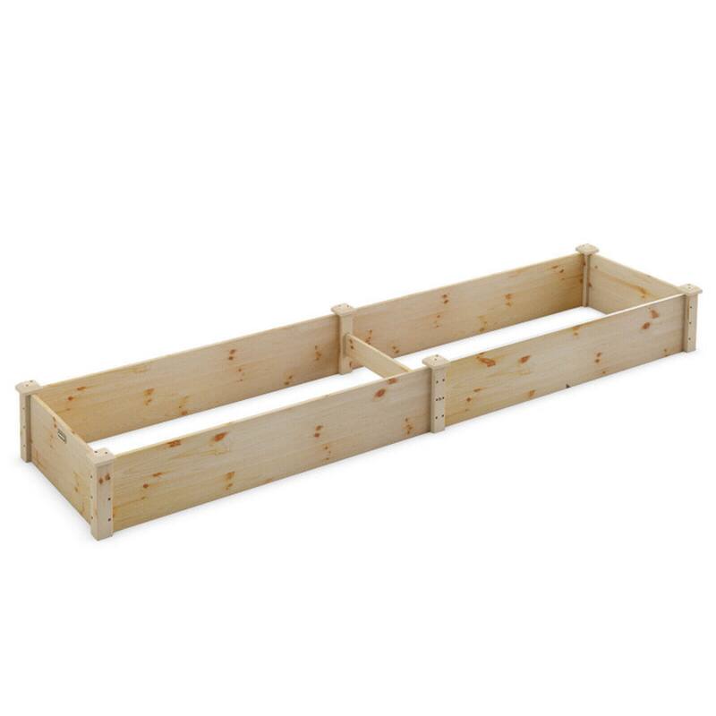 Wooden Raised Garden Bed for Vegetables Flowers Fruit