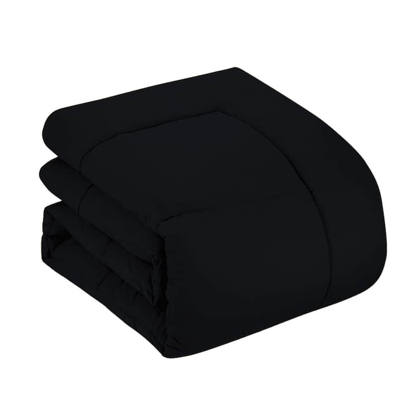Sweet Home Collection Luxury Solid Bed-In-a-Bag with Sheet Set