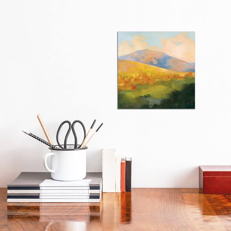 iCanvas "Mountain Morning" by Julia Purinton Canvas Print - 12x12x0.75