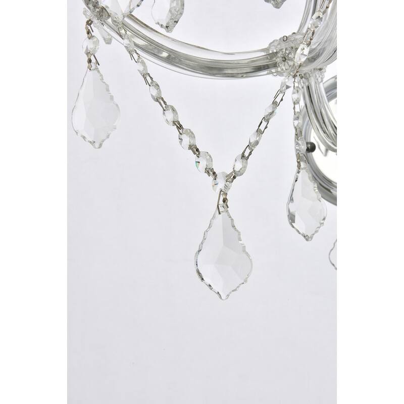 Fleur Illumination Collection Wall Sconce D:12in H:29.5in E:11.5in Lt:5 Chrome Finish