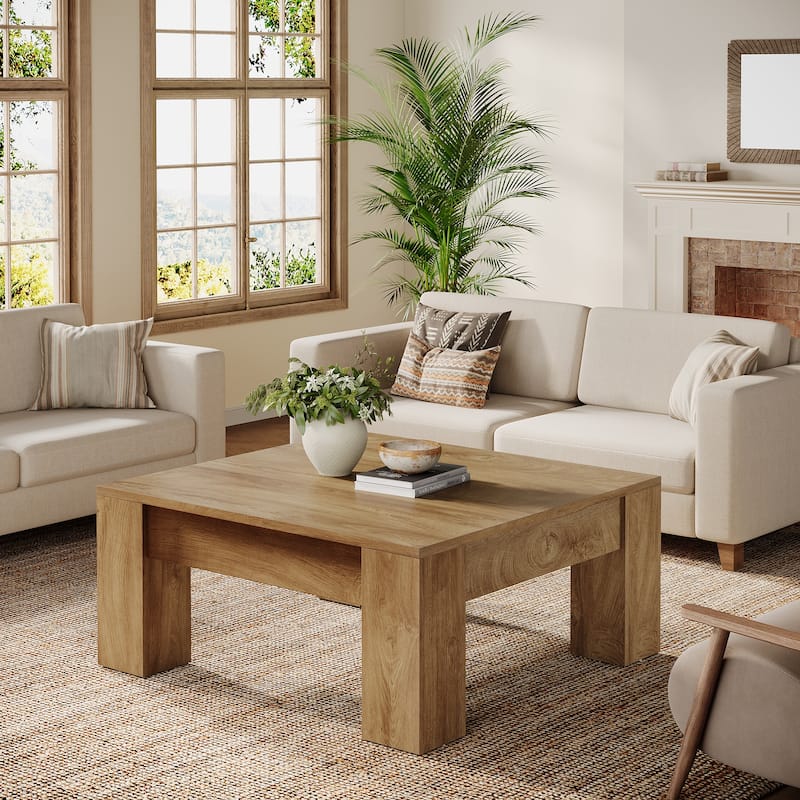 Wood Coffee Table, Tea Table, Living Room Sofa Accent Center Table