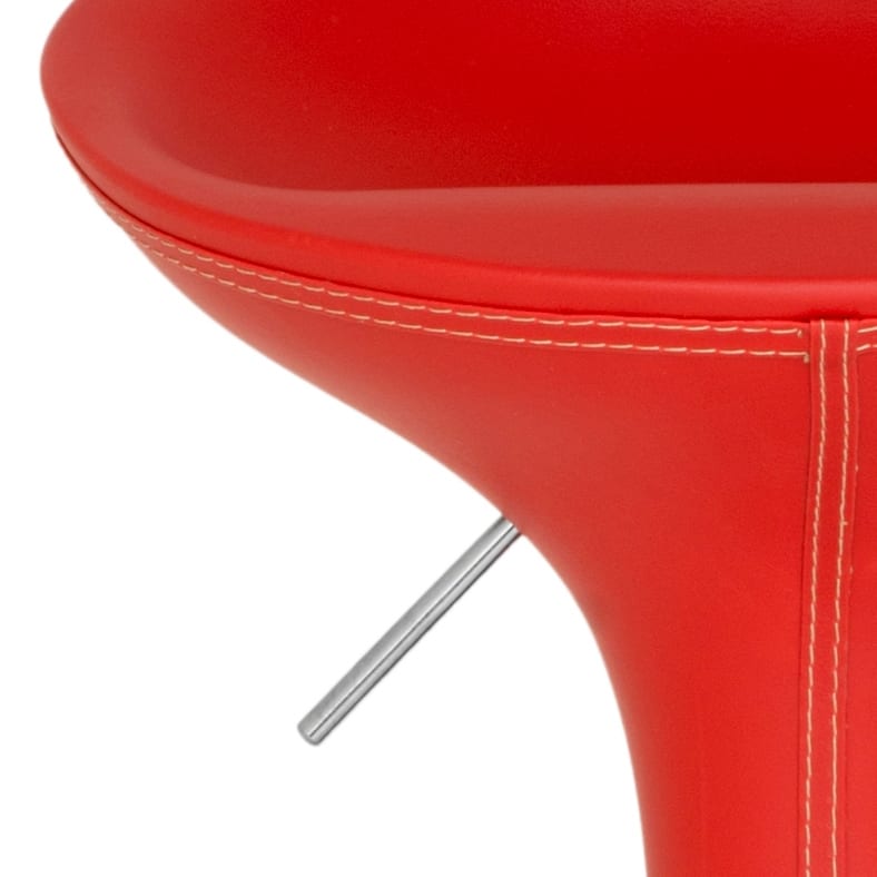 SAFAVIEH Lani Black Adjustable 23-32-inch Swivel Bar Stool - 17.5" x 15.8" x 26.4"