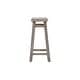 preview thumbnail 80 of 80, The Gray Barn Vermejo Wire-brushed Rubberwood Saddle Stool