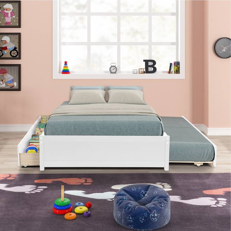 Full bed with twin trundle