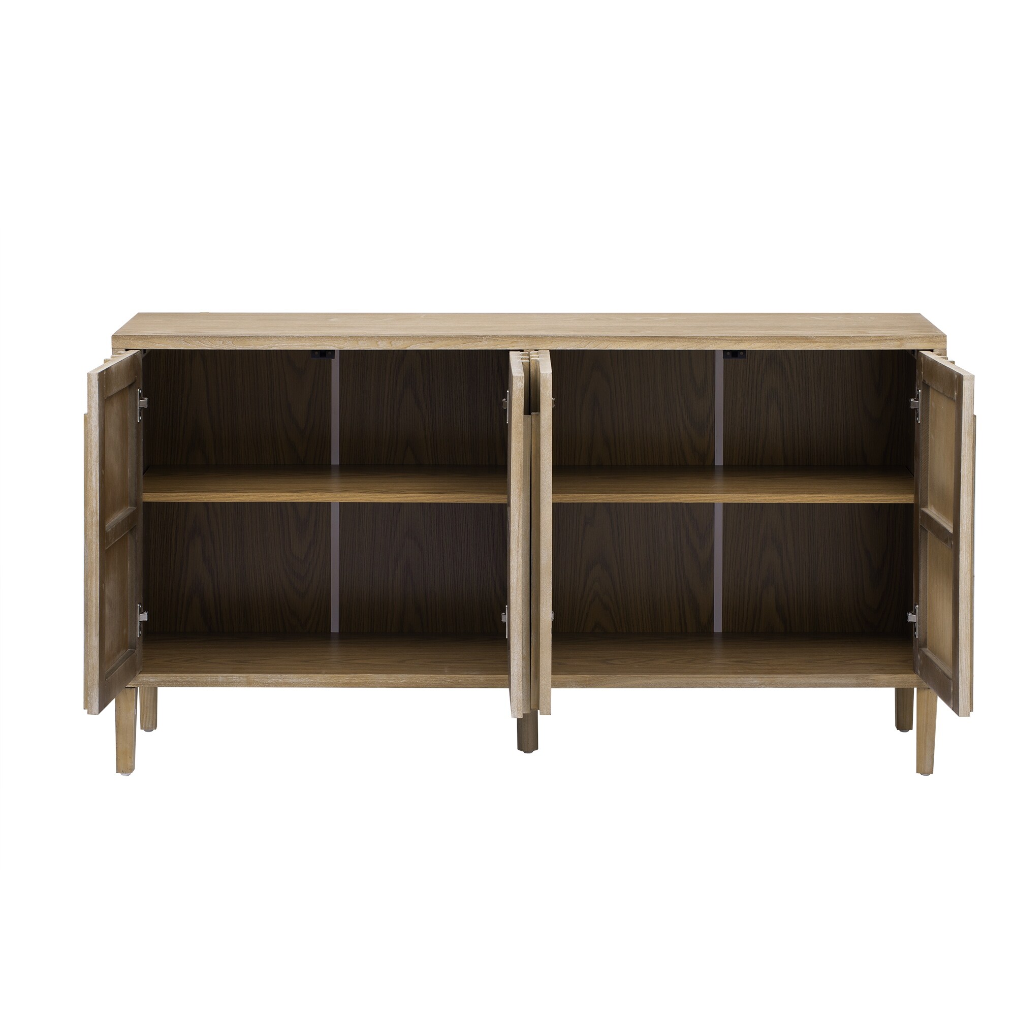 59.8" 4-Door Sideboard,Hidden Handle
