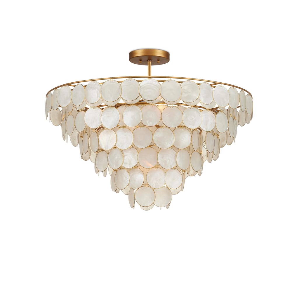 Currey & Company Bon Vivant Large Semi-Flush - 24.5"h x 30.25"dia