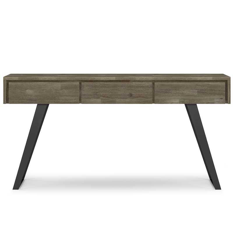 WYNDENHALL Mitchell 60 inch Wide Modern Industrial Console Sofa Table - 60 W x 16 D x 30 H