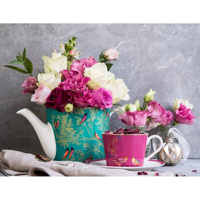Sara Miller for Portmeirion London Chelsea Teacup and Saucer - 8 oz.