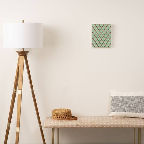 Little Arrow Design Co 'Watercolor Rudolf' Art Canvas