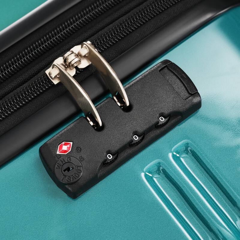 3 Piece Expandable Lightweight Hardshell Luggage Sets with Spinner Wheels and TSA Lock, for Home Travel, 20" 24" 28" Available