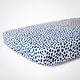 preview thumbnail 25 of 24, Rizzy Home Ink Dot Cotton Fitted Cribsheet - 28" X 52"