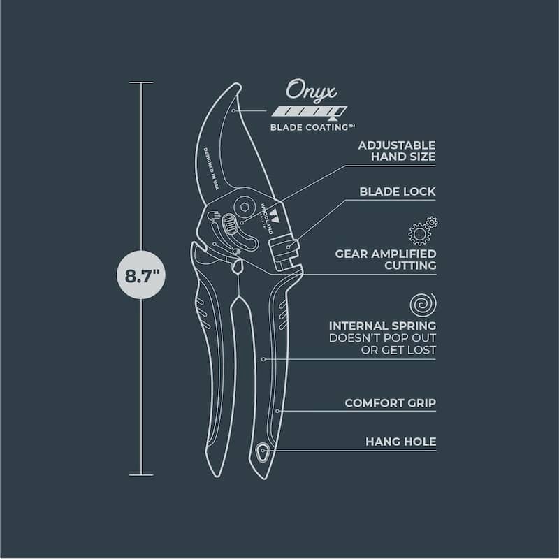 Woodland Tools Super Duty MaxForce Bypass Pruning Shears