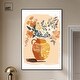 preview thumbnail 26 of 63, Mid Autumn Flowers Canvas Boho Colorful Wall Art by Art Remedy