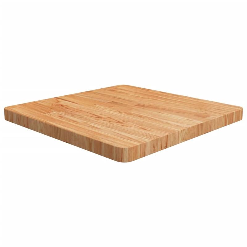 vidaXL Table Top Solid oak wood in Durable - 24 x 24 x 1.6 in