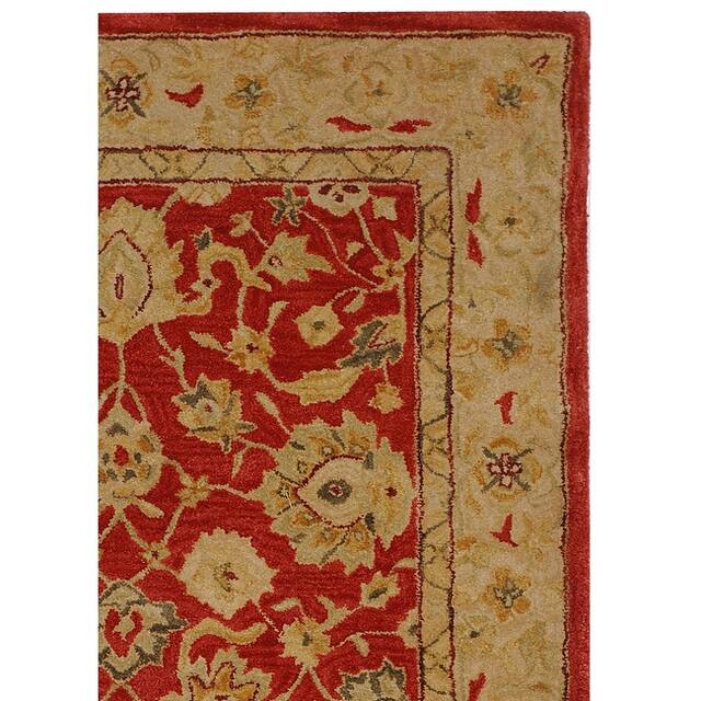 SAFAVIEH Anatolia Angeline Traditional Oriental Hand-spun Wool Rug