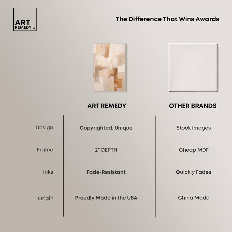 Sandstone Hush Canvas by Art Remedy