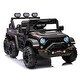 preview thumbnail 1 of 78, 24V Off-Road Style Kids Pickup Ride-On Truck with 4-Wheel Suspension, Multi-Functional Control, and Parental Remote Black