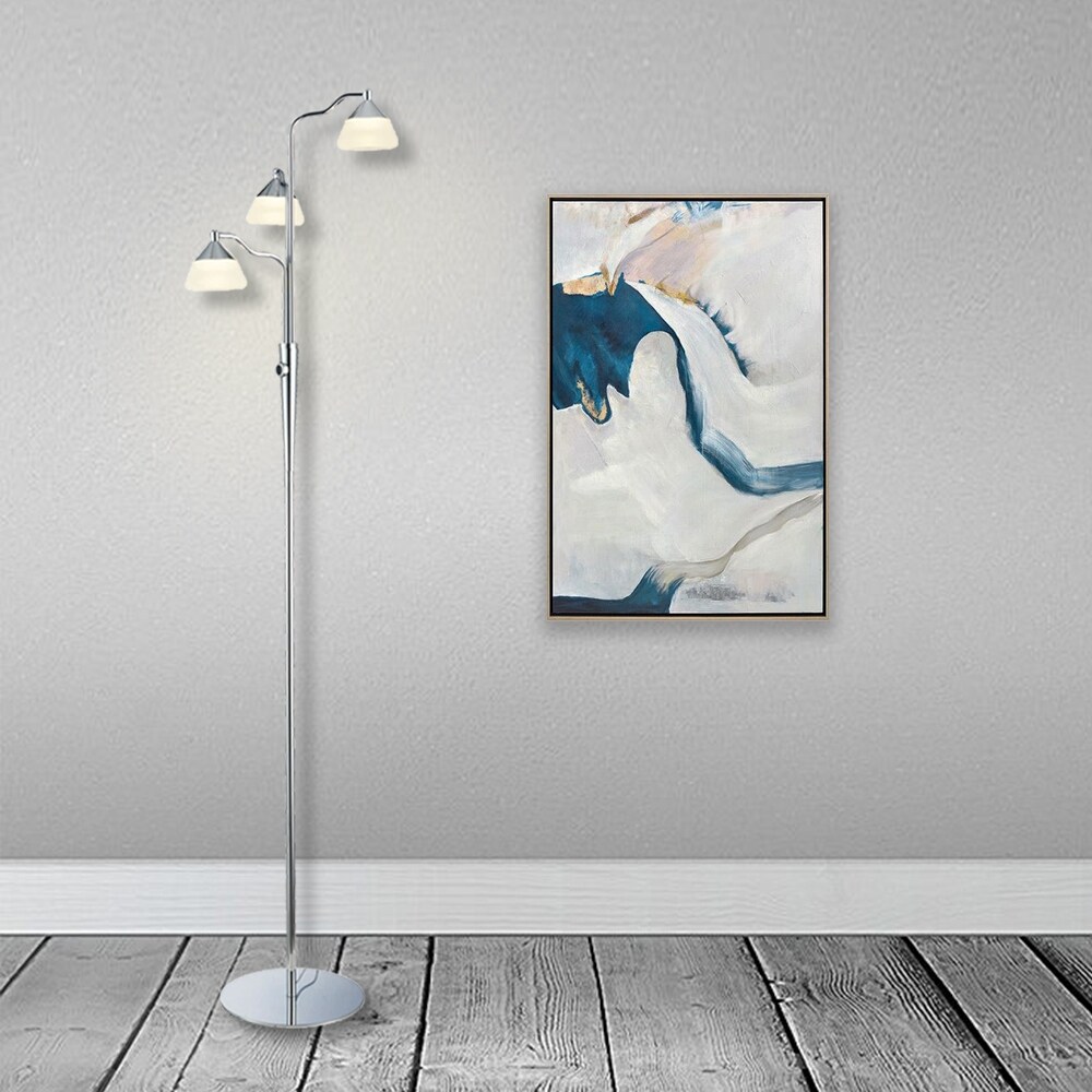 Shop Modern Chrome Floor Lamp 3 Light Corner Stand Lamp For