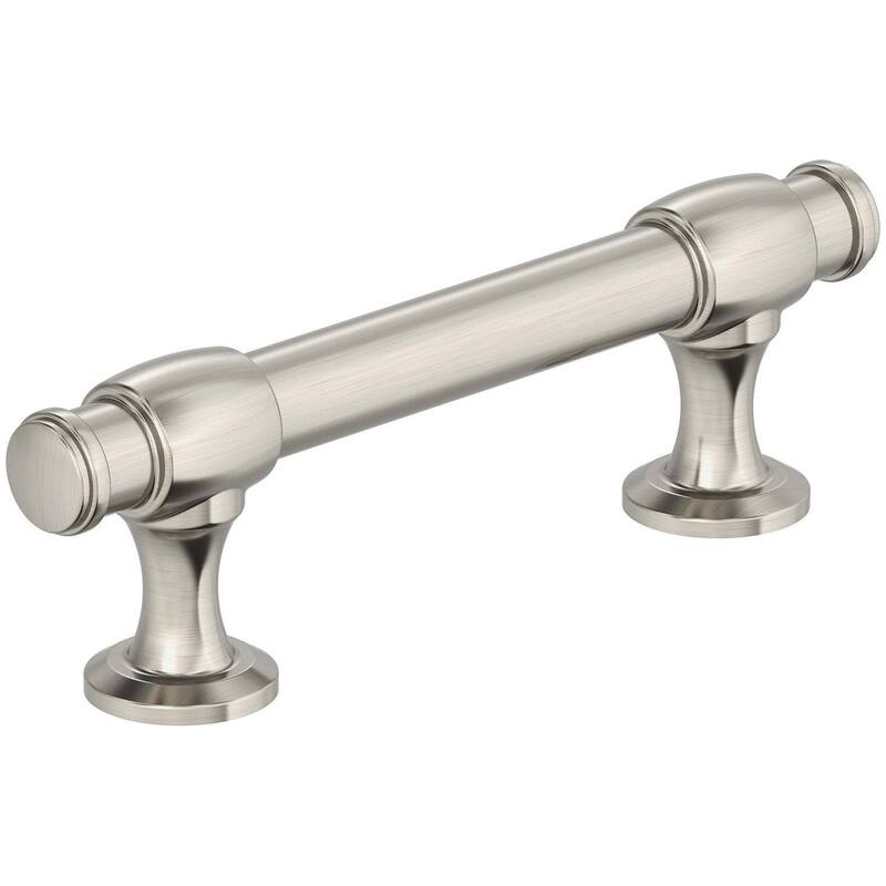 Amerock BP36770 Winsome 3" Center to Center Bar Cabinet Pull - Satin Nickel