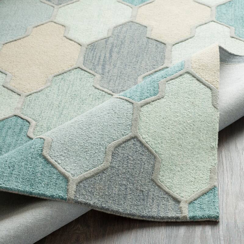 Hand-Tufted Ryde Moroccan Trellis Wool Rug