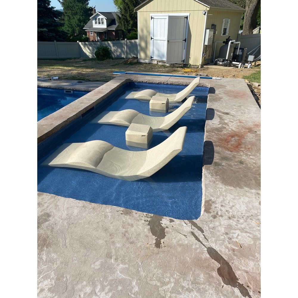 Aqua Outdoors In-Pool Side Table - Large for 10-14in of Water