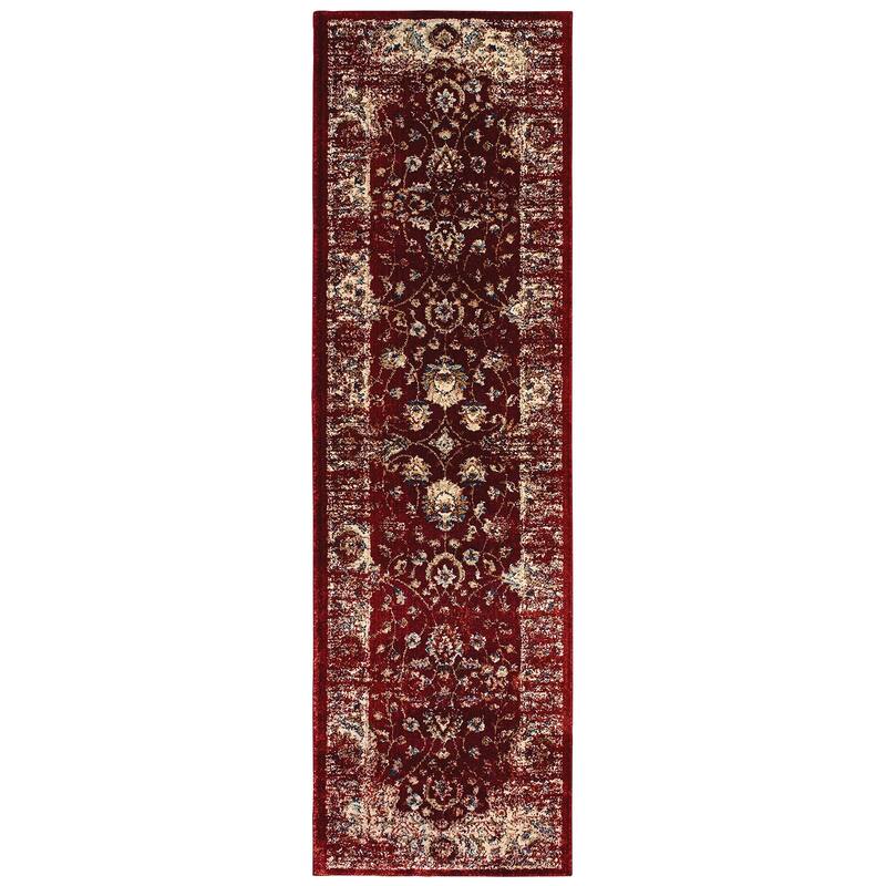 Style Haven Echo Arabesque Distressed Traditional Area Rug