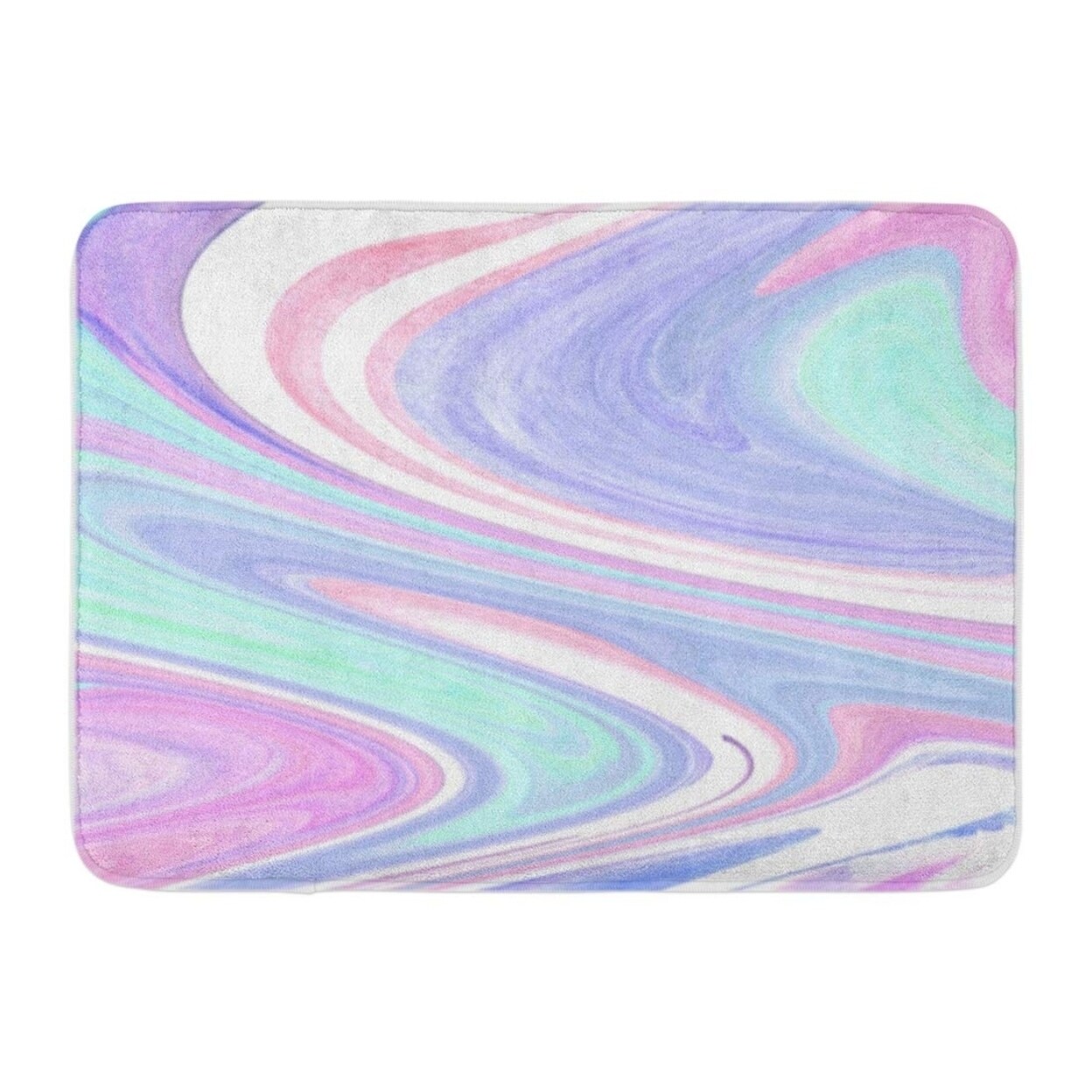 shop abstract background watercolor marble texture silk pink blue turquoise doormat floor rug bath mat 30x18 inch multi on sale overstock 31781257 abstract background watercolor marble texture silk pink blue turquoise doormat floor rug bath mat 30x18 inch multi