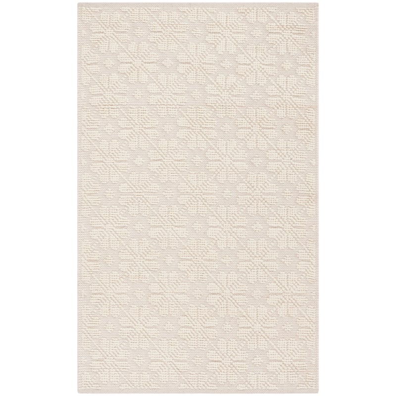 SAFAVIEH Handmade Vermont Carissa Wool Rug - 2'3" x 4' - Ivory