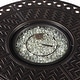 preview thumbnail 19 of 29, Round 34 in. x 34 in. Aluminum Propane Fire Pit Table with Glass Beads, Two Covers, Lid, 37,000 BTUs