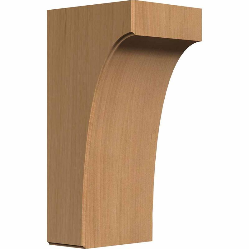 Clarksville Bracket - 5 1/4"W x 6"D x 12"H - Cherry