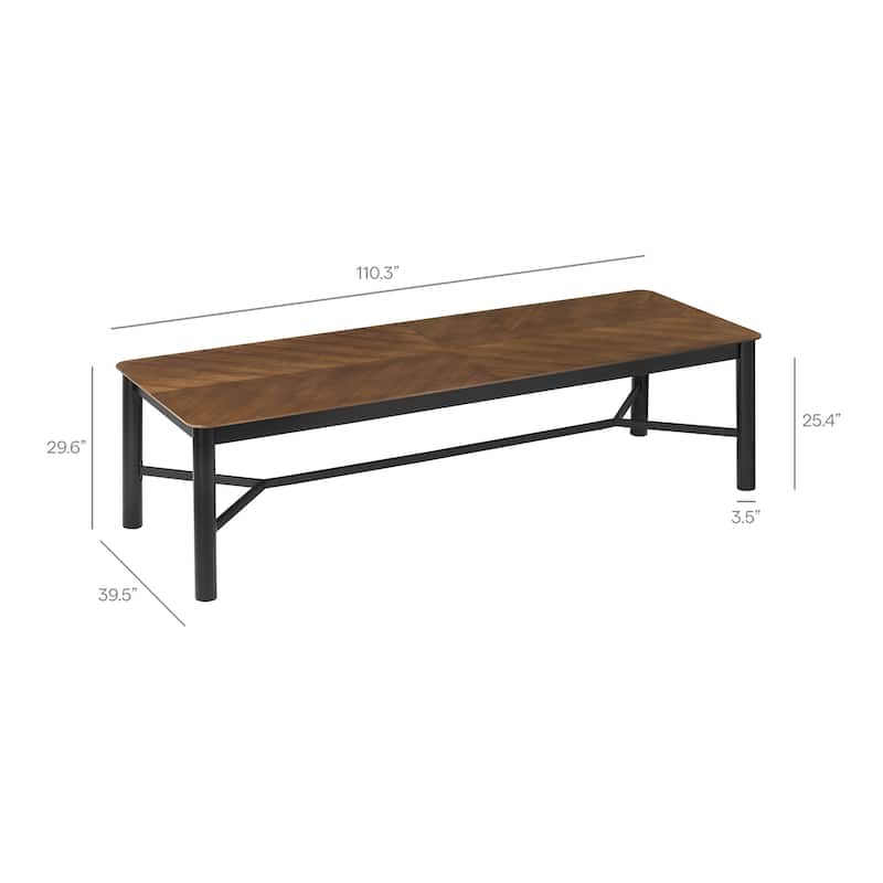 Ashlan 110" Rectangle Dining Table