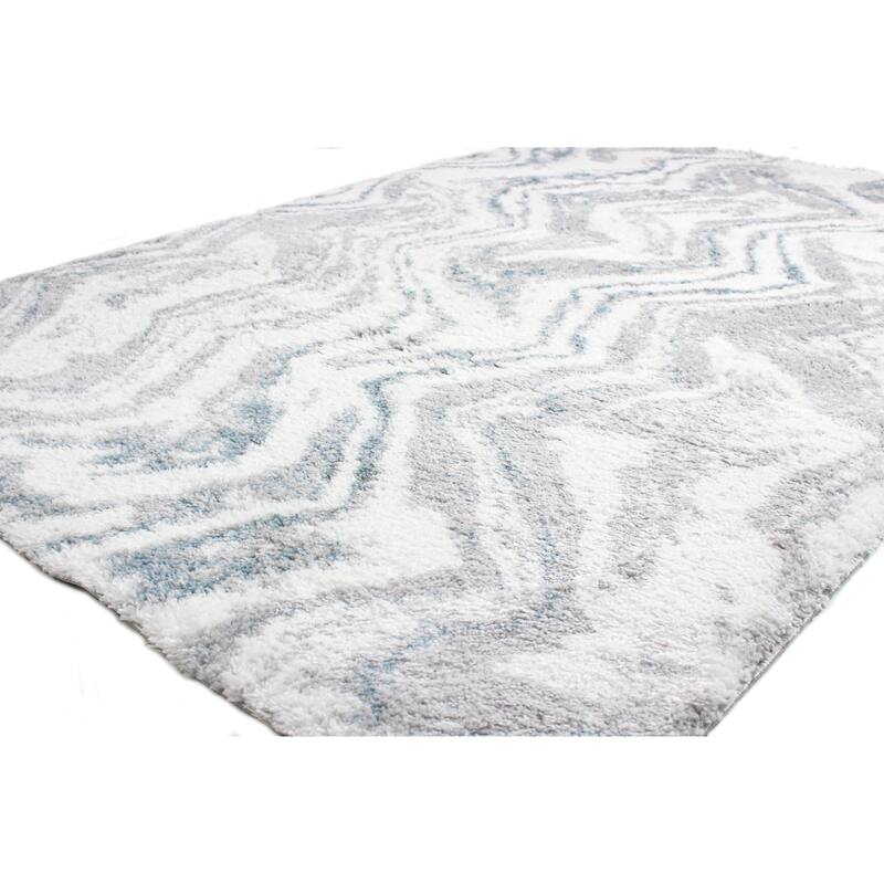 Bashian Foster Wh/Grey Contemporary Area Rug