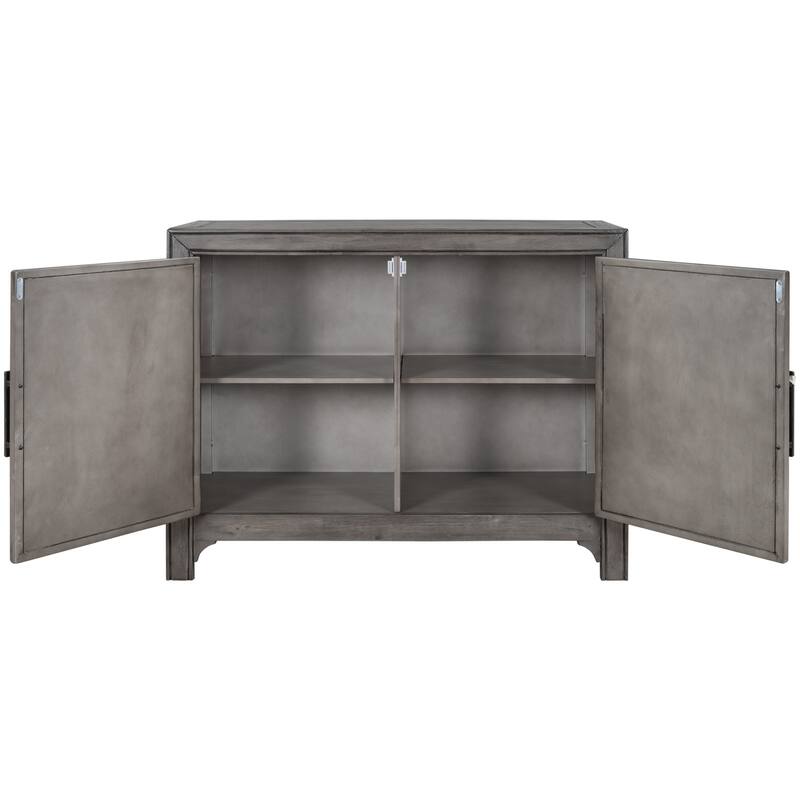 40'' Console Table Sofa Table for Living Room with 2 Shelves