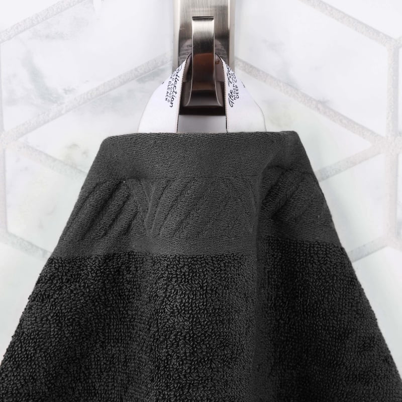 Superior Basketweave Egyptian Cotton Solid 3 Piece Assorted Towel Set