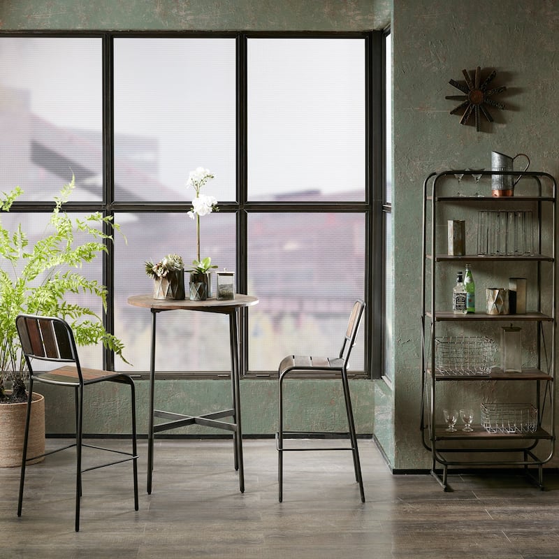 INK+IVY Renu Round Bar Table - Light Brown